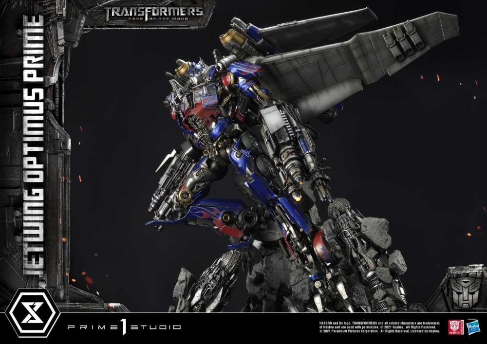 Transformers: Dark of the Moon Museum Masterline Jetwing Optimus Prime (Bonus Ver.) Statue Gallery Image 10