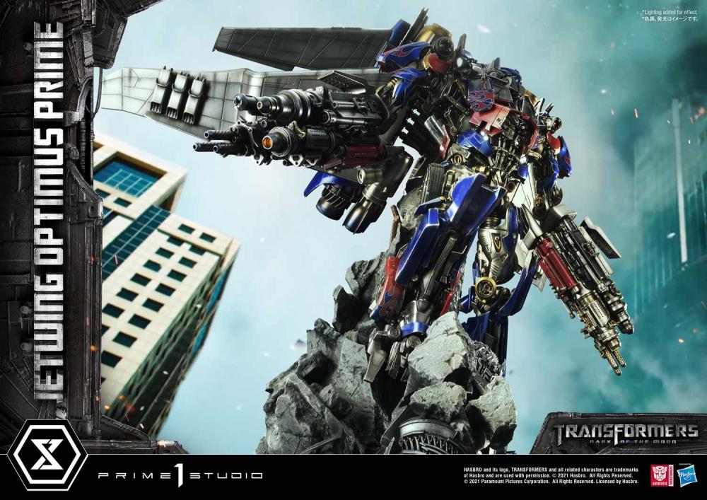 Transformers: Dark of the Moon Museum Masterline Jetwing Optimus Prime (Bonus Ver.) Statue Gallery Image 28