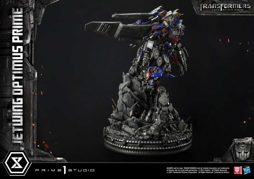 Transformers: Dark of the Moon Museum Masterline Jetwing Optimus Prime (Bonus Ver.) Statue Gallery Image 9