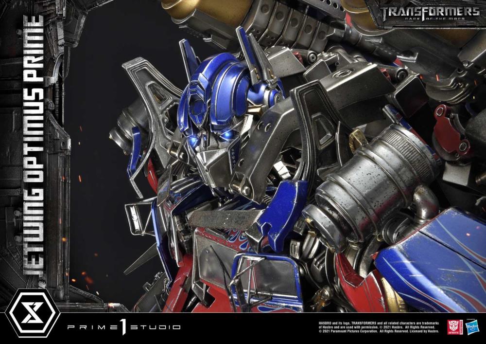 Transformers: Dark of the Moon Museum Masterline Jetwing Optimus Prime (Bonus Ver.) Statue Gallery Image 23