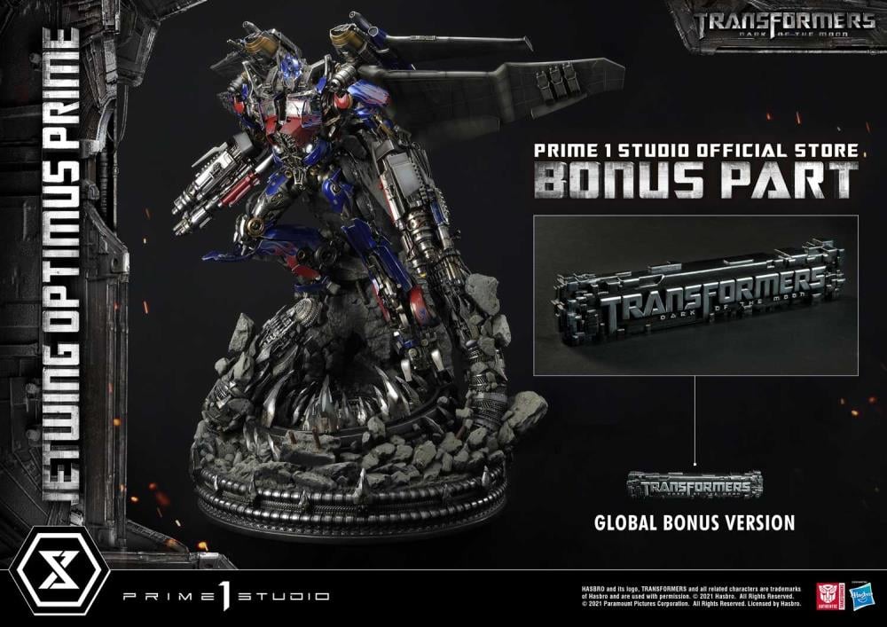 Transformers: Dark of the Moon Museum Masterline Jetwing Optimus Prime (Bonus Ver.) Statue Gallery Image 5