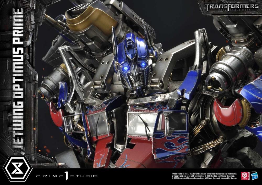 Transformers: Dark of the Moon Museum Masterline Jetwing Optimus Prime (Bonus Ver.) Statue Gallery Image 21