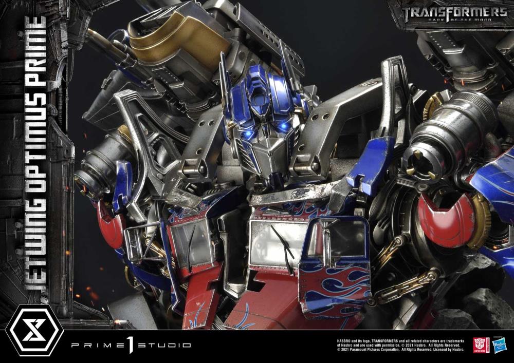 Transformers: Dark of the Moon Museum Masterline Jetwing Optimus Prime (Bonus Ver.) Statue Gallery Image 22