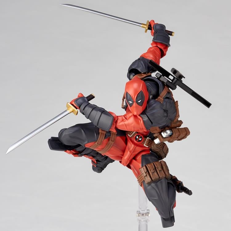 Marvel Amazing Yamaguchi Revoltech Series No.025 Deadpool (Ver. 2) Action Figure Gallery Image 9