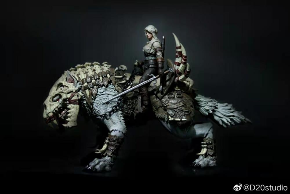 White Bone Wolf (White) 1/12 Scale Figure Gallery Image 10