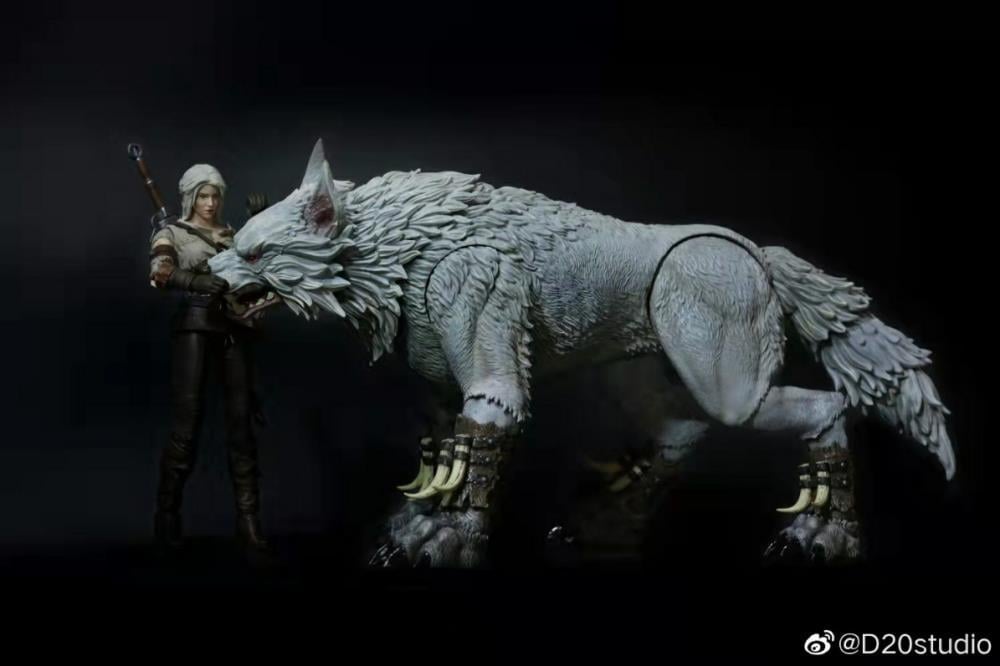 White Bone Wolf (White) 1/12 Scale Figure Gallery Image 9