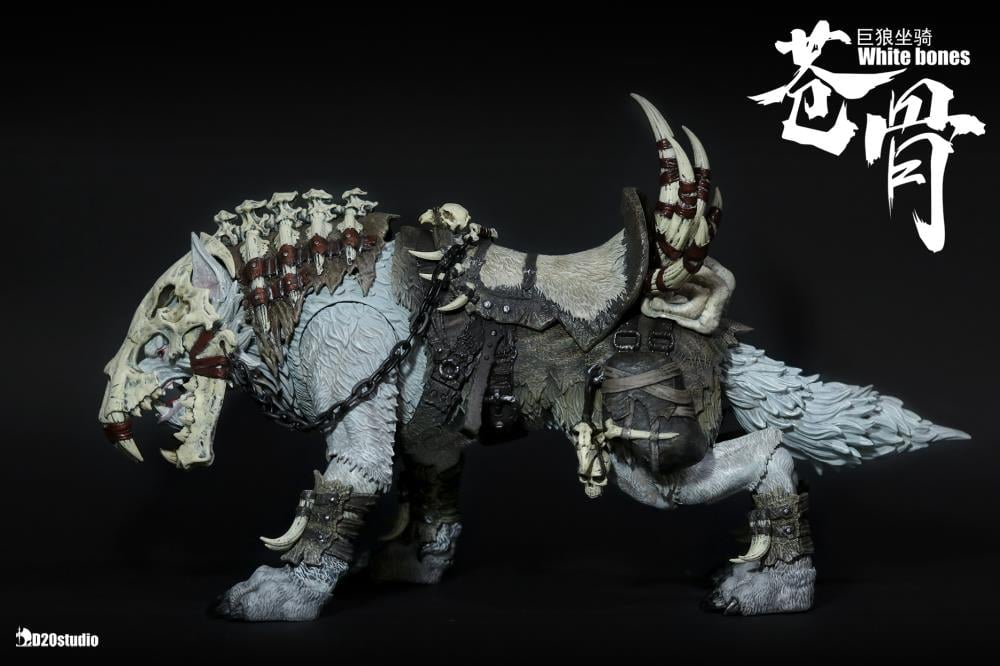 White Bone Wolf (White) 1/12 Scale Figure Gallery Image 3
