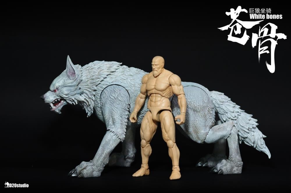 White Bone Wolf (White) 1/12 Scale Figure Gallery Image 7