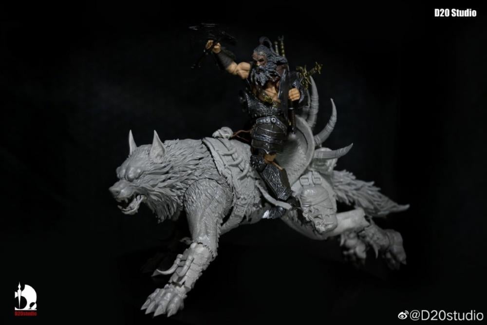White Bone Wolf (White) 1/12 Scale Figure Gallery Image 16