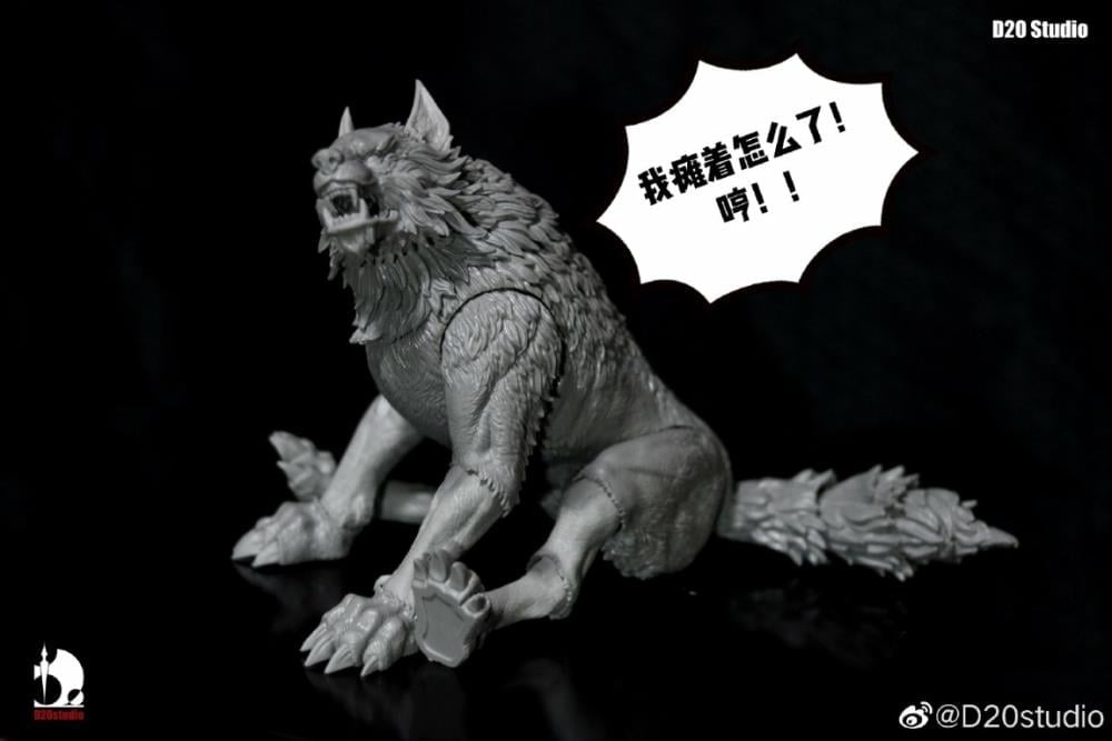 White Bone Wolf (White) 1/12 Scale Figure Gallery Image 18