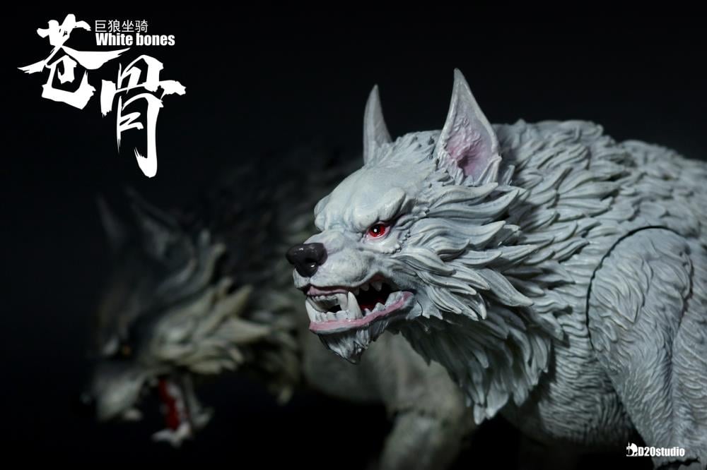 White Bone Wolf (White) 1/12 Scale Figure