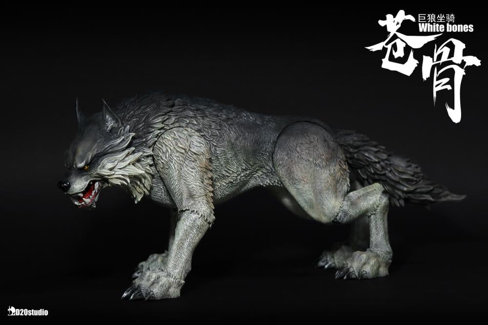 White Bone Wolf (Grey) 1/12 Scale Figure Gallery Image 3