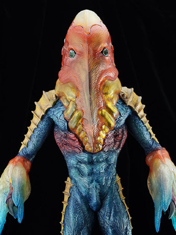 Ultraseven Nirasawa×Kaiju Remix Series Alien Metron Statue Gallery Image 2