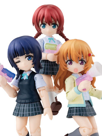 Love Live! Nijigasaki Academy School Idol Club Aqua Shooters! 03 Boxed Set of 3 Exclusive Figures Gallery Image 2