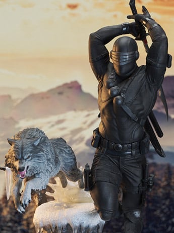 G.I. Joe Gallery Snake Eyes & Timber Figure Diorama Gallery Image 2