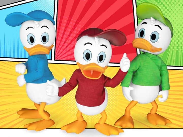 DuckTales Dynamic 8ction Heroes DAH-069 Huey, Dewey, & Louie Set