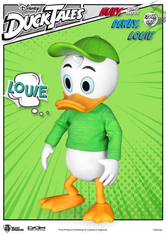 DuckTales Dynamic 8ction Heroes DAH-069 Huey, Dewey, & Louie Set of 3 Figures Gallery Image 9