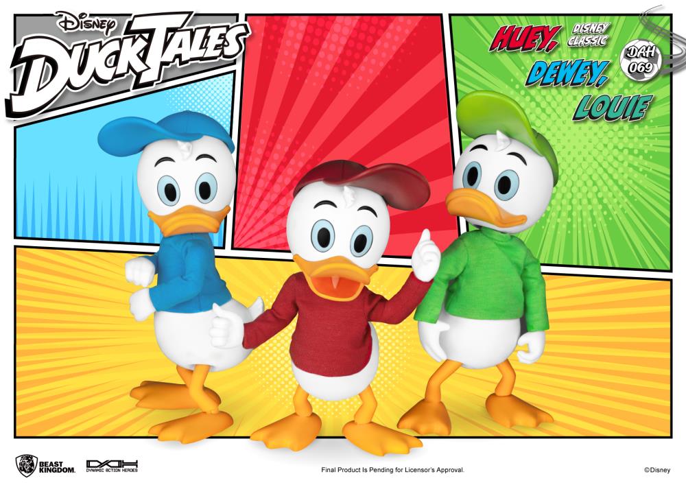 DuckTales Dynamic 8ction Heroes DAH-069 Huey, Dewey, & Louie Set