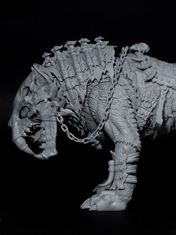 White Bone Wolf (Grey Artist Proof Ver.) 1/12 Scale Figure Gallery Image 2