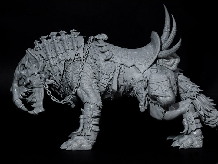 White Bone Wolf (Grey Artist Proof Ver.) 1/12 Scale Figure Gallery Image 1