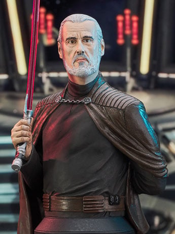 Star Wars: Revenge of the Sith Count Dooku 1/6 Scale Limited Edition Bust Gallery Image 2