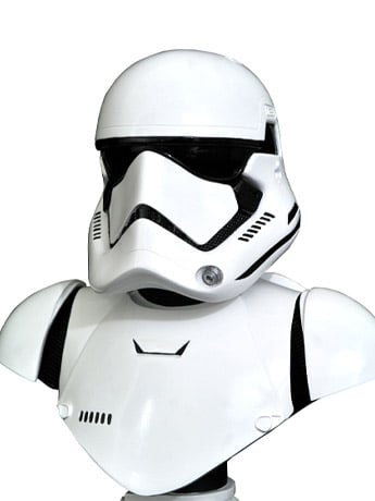 Star Wars: The Force Awakens Legends in 3D First Order Stormtrooper 1/2 Scale Limited Edition Bust Gallery Image 2