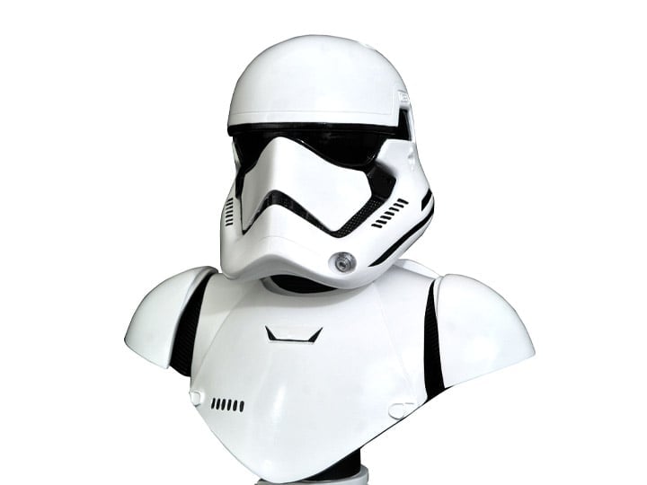 Star Wars: The Force Awakens Legends in 3D First Order Stormtrooper 1/2 Scale Limited Edition Bust Gallery Image 1