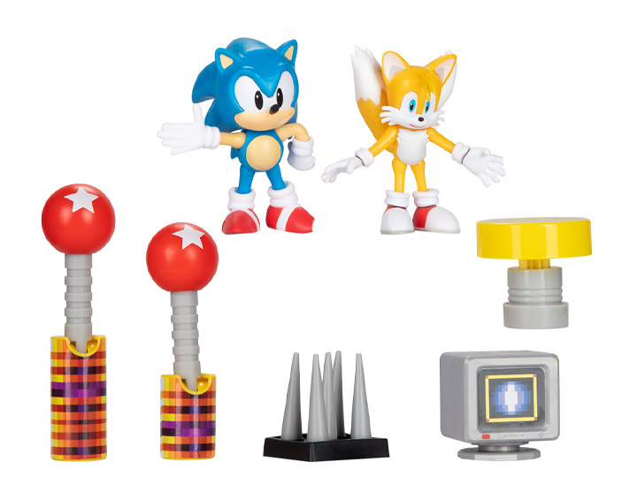Sonic The Hedgehog 2.5" Figure Diorama Set Gallery Image 1