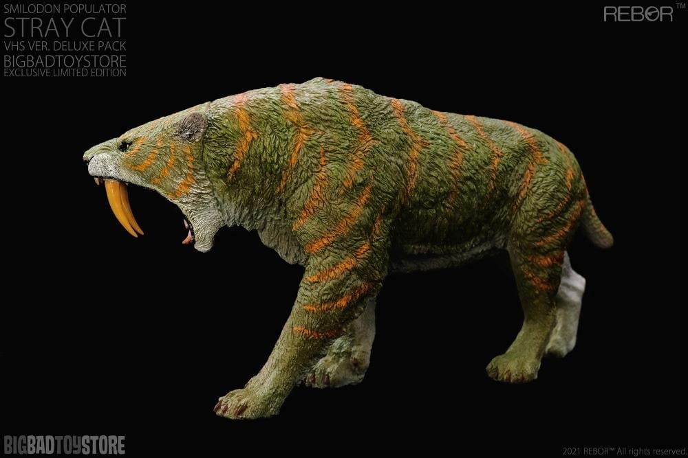 Smilodon Populator "Stray Cat" (VHS Ver.) Deluxe 1:11±1 Scale BBTS Exclusive Limited Edition Replica Gallery Image 8