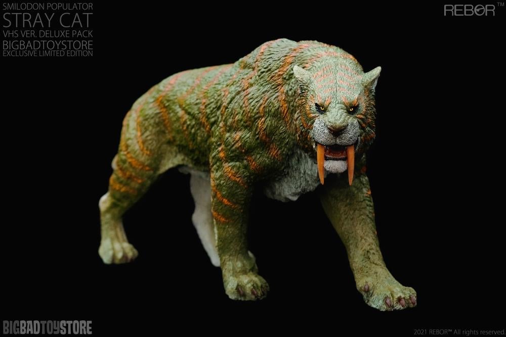 Smilodon Populator "Stray Cat" (VHS Ver.) Deluxe 1:11±1 Scale BBTS Exclusive Limited Edition Replica Gallery Image 4
