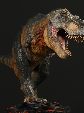 Jurassic Series Tyrannosaurus Rex The Blackrock Tyrant Deluxe Edition 1/35 Scale Figure Gallery Image 2