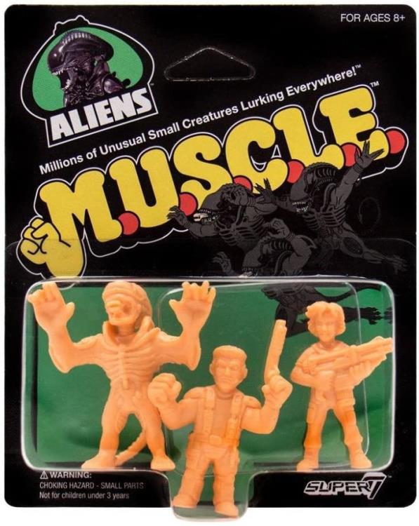 Aliens M.U.S.C.L.E. Pack B: Hicks, Alien Warrior (Mouth Open), Ripley Gallery Image 3