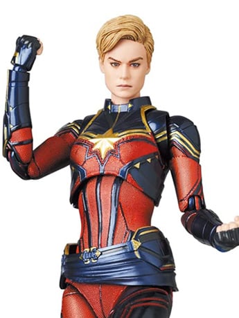 Avengers: Endgame MAFEX No.163 Captain Marvel Action Figure Gallery Image 2