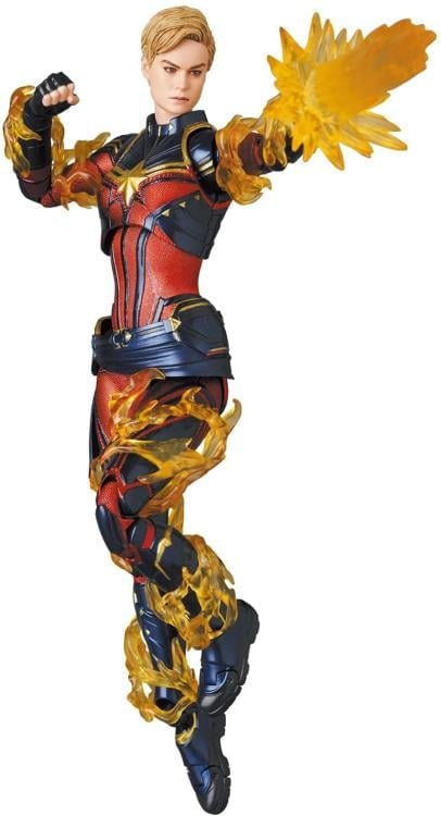 Avengers: Endgame MAFEX No.163 Captain Marvel Action Figure Gallery Image 7