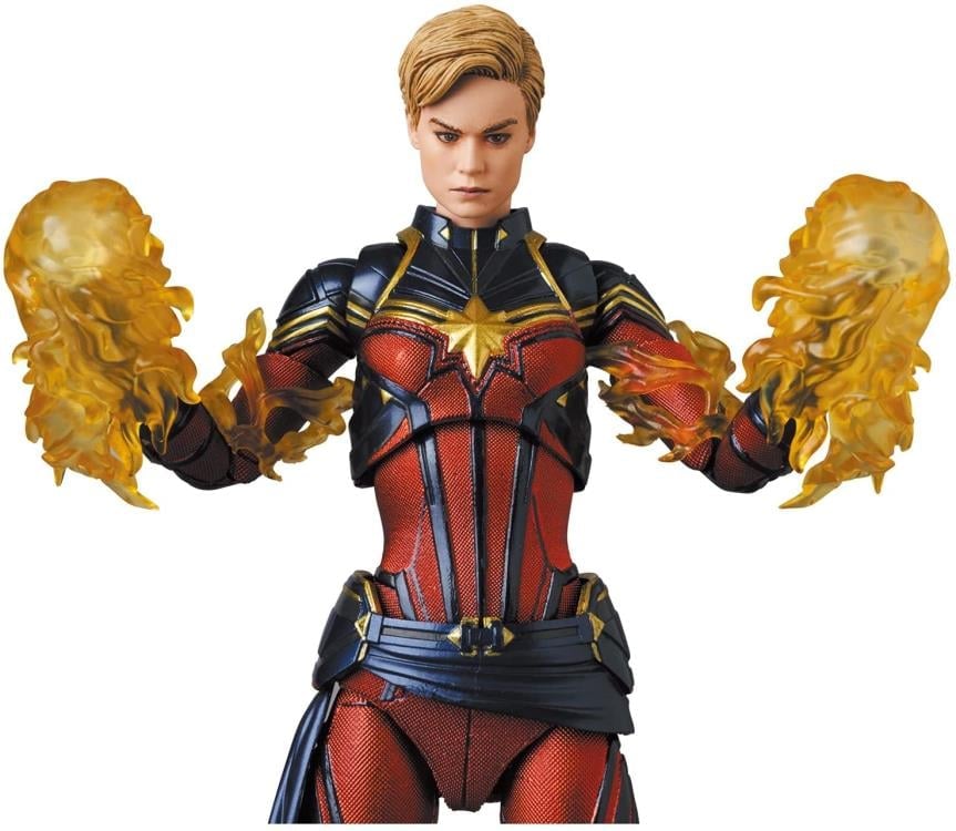 Avengers: Endgame MAFEX No.163 Captain Marvel Action Figure Gallery Image 9