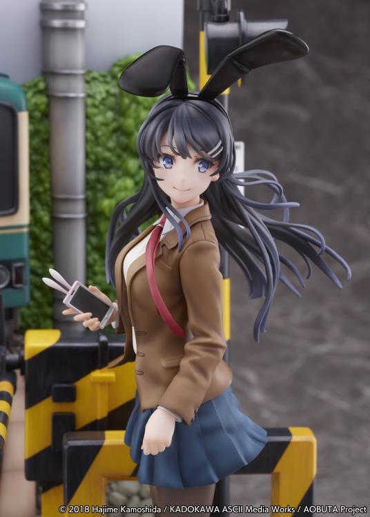 Rascal Does Not Dream of Bunny Girl Senpai Mai Sakurajima (Enoden Ver.) 1/7 Scale Shibuya Scramble Figure Gallery Image 10