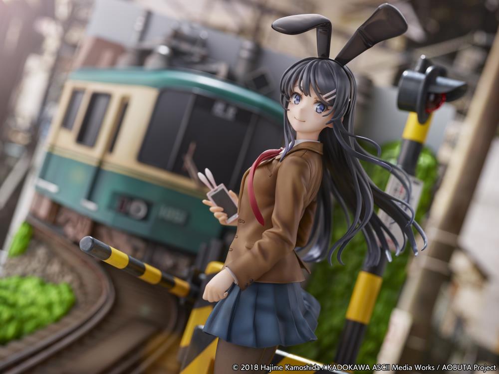 Rascal Does Not Dream of Bunny Girl Senpai Mai Sakurajima (Enoden Ver.) 1/7 Scale Shibuya Scramble Figure Gallery Image 16