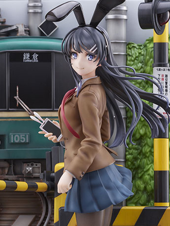 Rascal Does Not Dream of Bunny Girl Senpai Mai Sakurajima (Enoden Ver.) 1/7 Scale Shibuya Scramble Figure Gallery Image 2