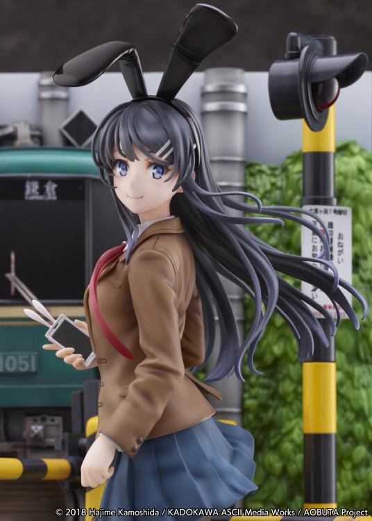 Rascal Does Not Dream of Bunny Girl Senpai Mai Sakurajima (Enoden Ver.) 1/7 Scale Shibuya Scramble Figure Gallery Image 9