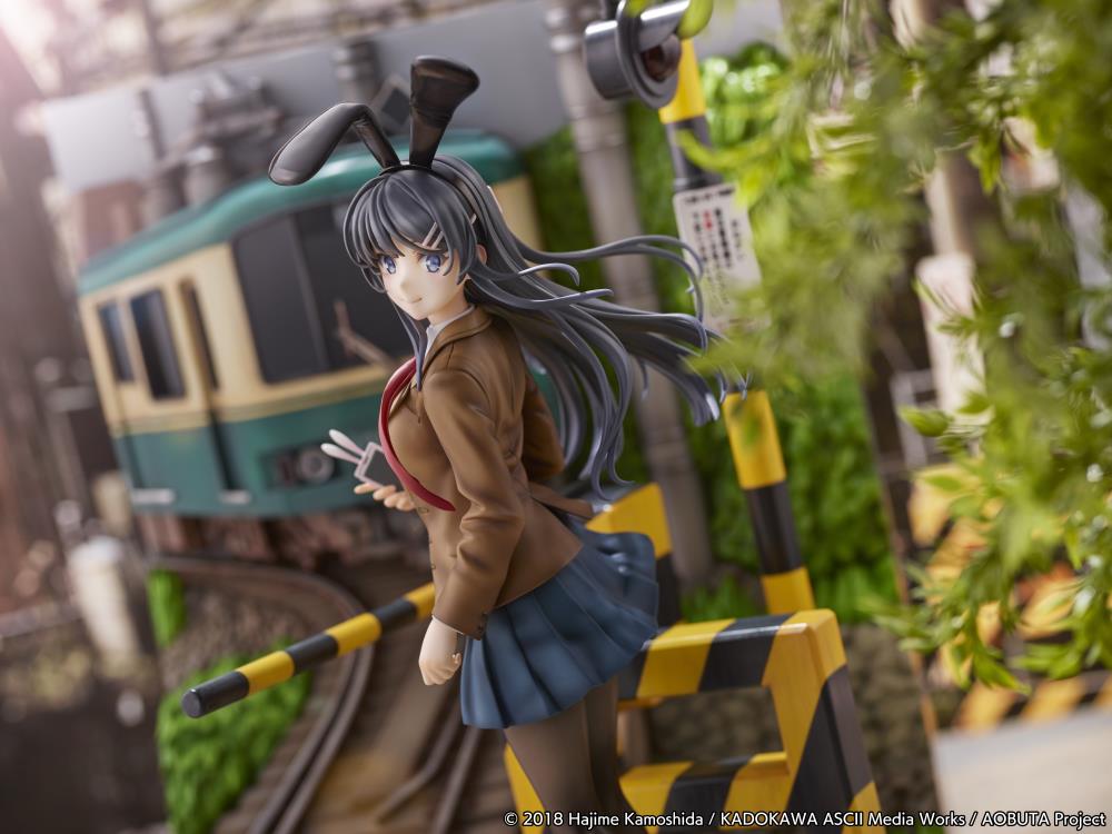 Rascal Does Not Dream of Bunny Girl Senpai Mai Sakurajima (Enoden Ver.) 1/7 Scale Shibuya Scramble Figure Gallery Image 15