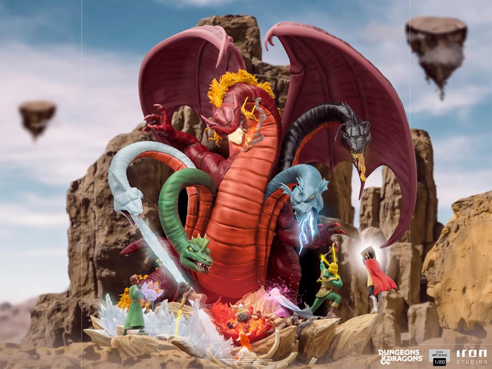 Dungeons & Dragons Tiamat Battle 1/20 Demi Art Scale Limited Edition Statue Gallery Image 3