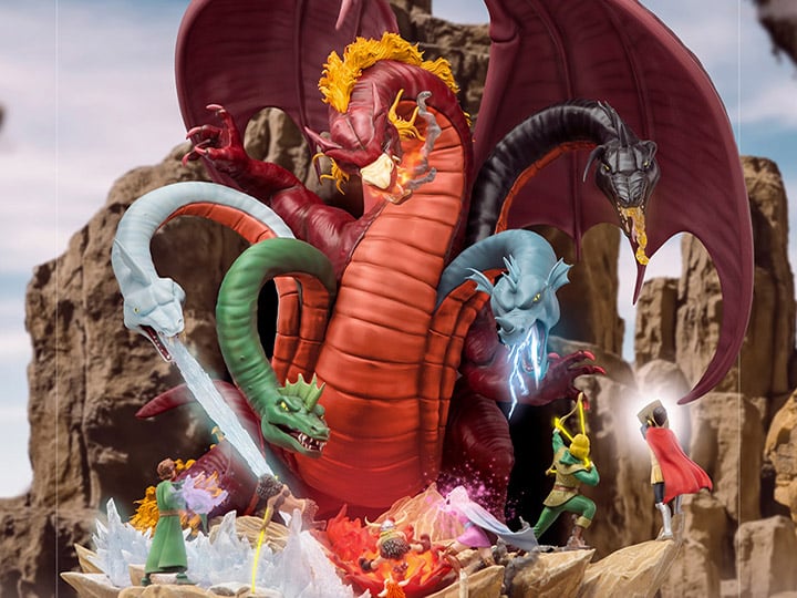 Dungeons & Dragons Tiamat Battle 1/20 Demi Art Scale Limited Edition Statue Gallery Image 1