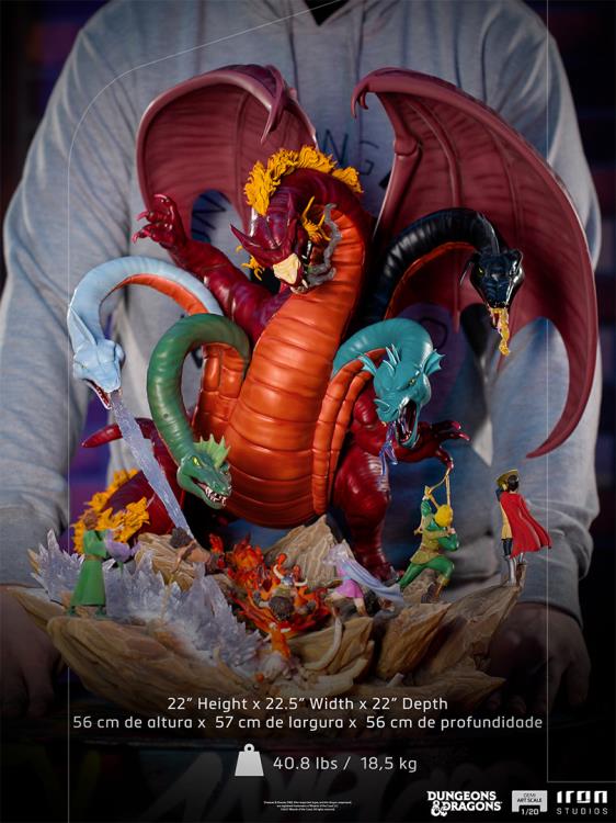 Dungeons & Dragons Tiamat Battle 1/20 Demi Art Scale Limited Edition Statue Gallery Image 17