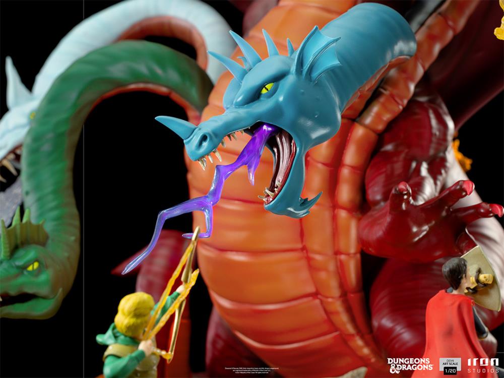 Dungeons & Dragons Tiamat Battle 1/20 Demi Art Scale Limited Edition Statue Gallery Image 11