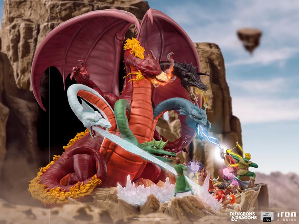 Dungeons & Dragons Tiamat Battle 1/20 Demi Art Scale Limited Edition Statue Gallery Image 4