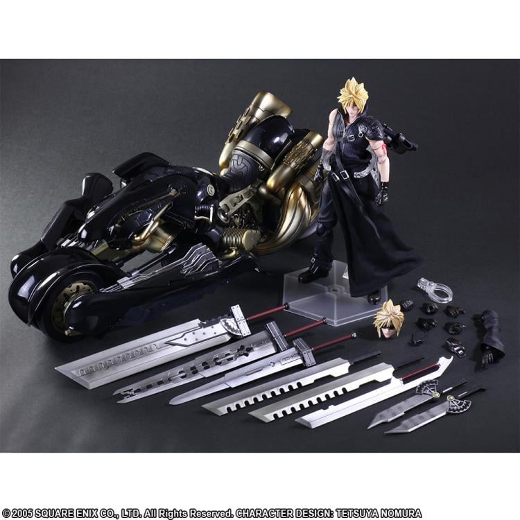 Final Fantasy VII: Advent Children Play Arts Kai Cloud Strife and Fenrir (Reissue) Gallery Image 11