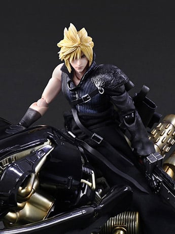 Final Fantasy VII: Advent Children Play Arts Kai Cloud Strife and Fenrir (Reissue) Gallery Image 2