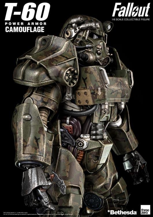 Fallout T-60 Power Armor Camouflage 1/6 Scale Figure Gallery Image 6