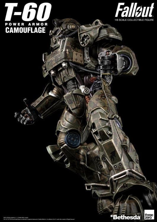 Fallout T-60 Power Armor Camouflage 1/6 Scale Figure Gallery Image 9