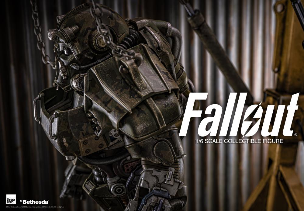 Fallout T-60 Power Armor Camouflage 1/6 Scale Figure Gallery Image 20